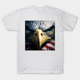 USA, Bald Eagle, America, American Flag, T-Shirt